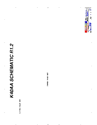 asus Asus K40AA K50AA Schematic Diagrams  asus Asus K40AA K50AA Schematic Diagrams.pdf