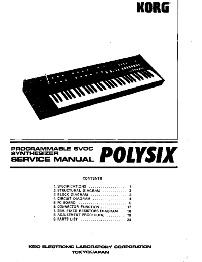 Korg polysix service manual  Korg korg polysix service manual.pdf