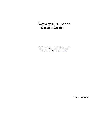 Gateway gateway lt31  Gateway gateway lt31.pdf