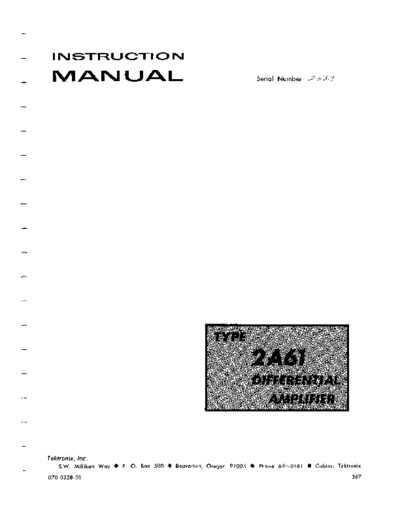 Tektronix 2A61  Tektronix 2A61.pdf