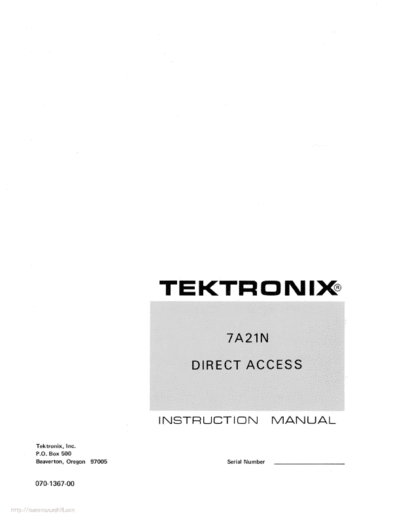 Tektronix 7a21n  Tektronix 7a21n.pdf