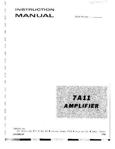 Tektronix 7A11 In  Tektronix 7A11_In.pdf