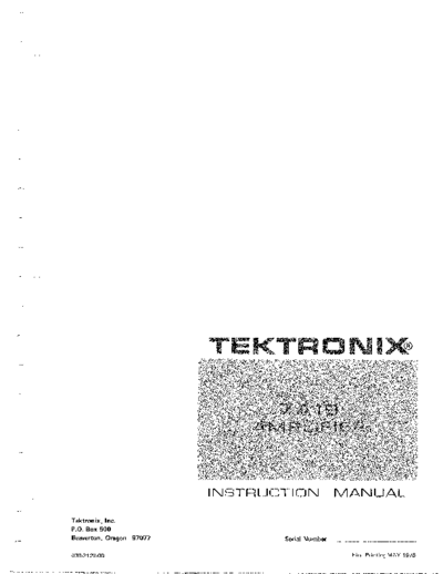 Tektronix 7a19 sm  Tektronix 7a19_sm.pdf