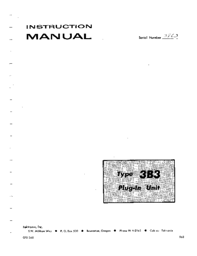 Tektronix 3B3  Tektronix 3B3.pdf