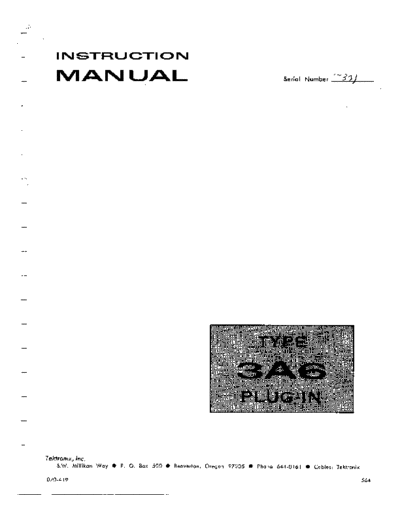 Tektronix 3A6  Tektronix 3A6.pdf