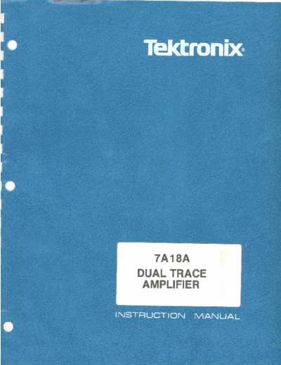 Tektronix 7a18a sm  Tektronix 7a18a_sm.pdf