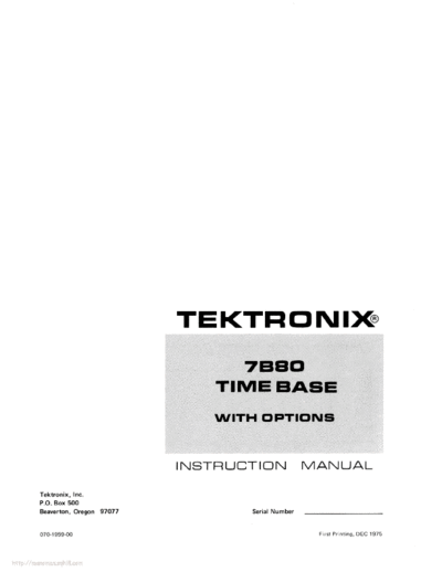 Tektronix 7b80  Tektronix 7b80.pdf