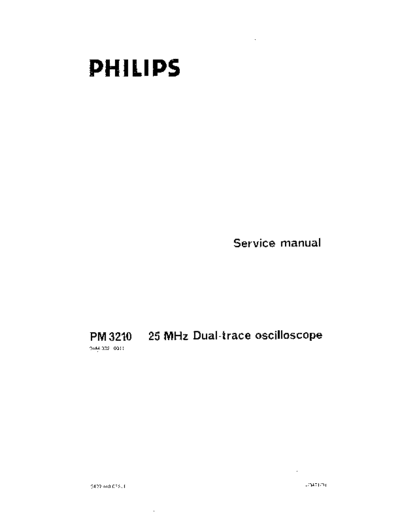 Philips pm3210  Philips pm3210.pdf