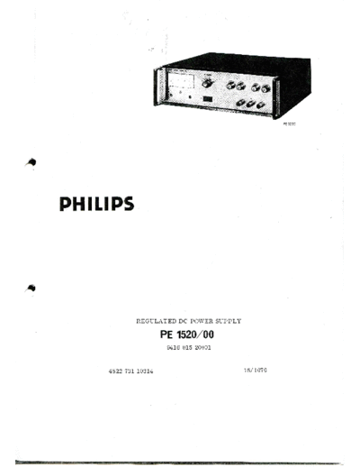 Philips pe1520  Philips pe1520.pdf