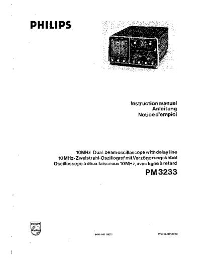 Philips pm3233  Philips pm3233.pdf