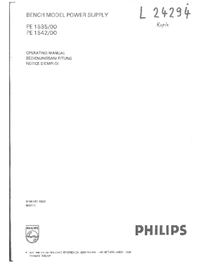 Philips PE1535 - PE1545  Philips PE1535 - PE1545.pdf