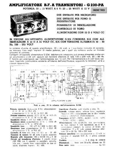 GELOSO Geloso G230PA Amplifier  GELOSO Geloso G230PA Amplifier.pdf