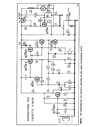 GELOSO G19-121 Cassette player  GELOSO Geloso G19-121 Cassette player.pdf