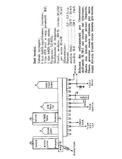 GELOSO Geloso 7811 TV Sound unit specs  GELOSO Geloso 7811 TV Sound unit specs.pdf