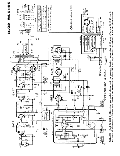 GELOSO Geloso G1510C Centralino  GELOSO Geloso G1510C Centralino.pdf