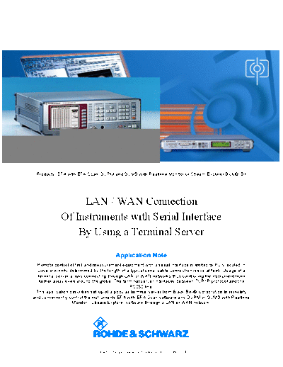 Rohde & Schwarz R&S DVRM Application note 3  Rohde & Schwarz R&S DVRM Application note 3.pdf