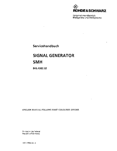 Rohde & Schwarz SMH-1007.7994.15-Bd.2-Service-German-English  Rohde & Schwarz SMH-1007.7994.15-Bd.2-Service-German-English.pdf