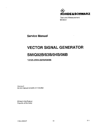 Rohde & Schwarz R&S SMIQ02B 252C03B 252C 04B 252C 06B Service Manual-Vol 3  Rohde & Schwarz R&S SMIQ02B_252C03B_252C 04B_252C 06B Service Manual-Vol 3.pdf