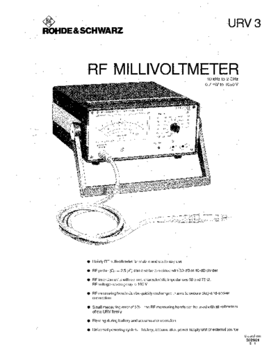 Rohde & Schwarz URV3 eng  Rohde & Schwarz URV3_eng.pdf