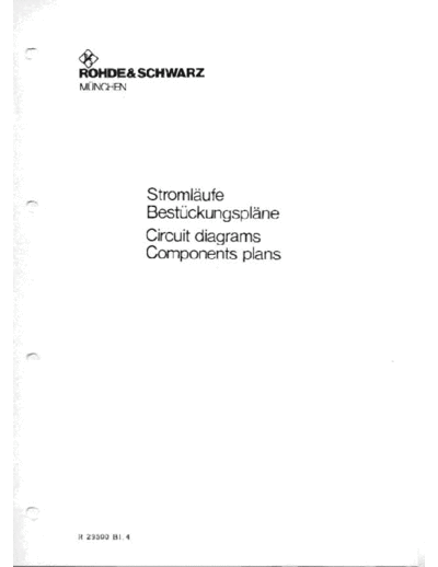 Rohde & Schwarz Rohde & schwartz SMS 2 Schematic  Rohde & Schwarz Rohde & schwartz SMS 2 Schematic.pdf