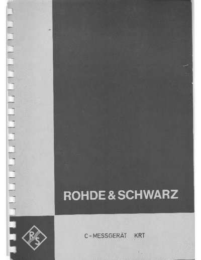 Rohde & Schwarz KRT BN 5100 Handbuch  Rohde & Schwarz KRT_BN_5100_Handbuch.pdf