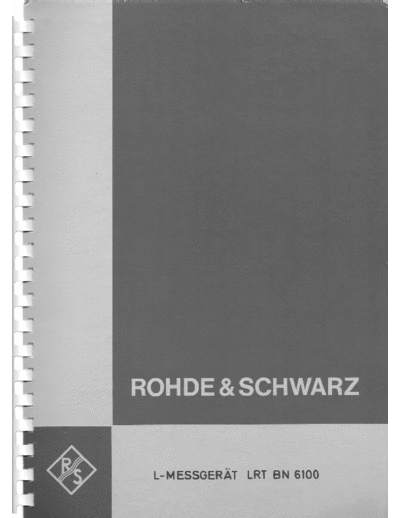 Rohde & Schwarz LRT BN 1600 Handbuch  Rohde & Schwarz LRT_BN_1600_Handbuch.pdf