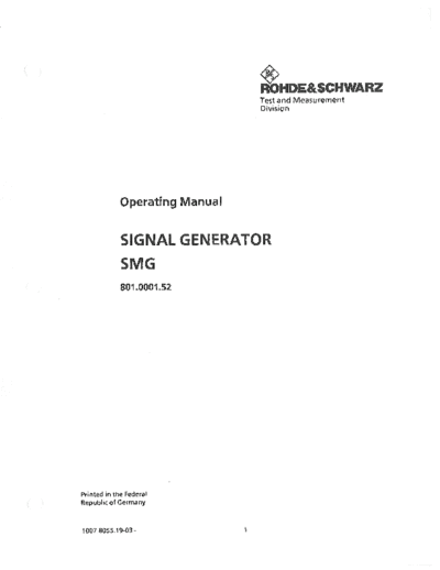 Rohde & Schwarz R&S SMG Operations  Rohde & Schwarz R&S SMG Operations.pdf