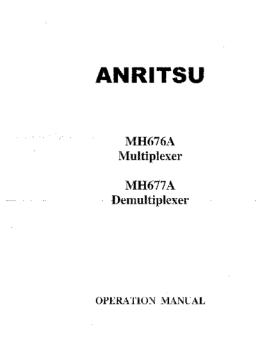 Anritsu ANRITSU MH676A 252C MH677A Operation  Anritsu ANRITSU MH676A_252C MH677A Operation.pdf