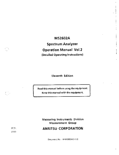 Anritsu ANRITSU MS2602A Operation Vol. 2  Anritsu ANRITSU MS2602A Operation Vol. 2.pdf