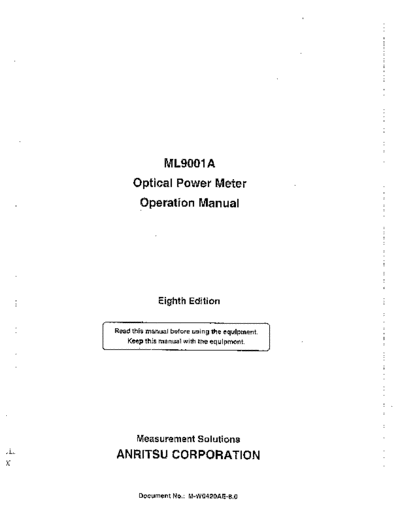Anritsu ANRITSU ML9001A Operation  Anritsu ANRITSU ML9001A Operation.pdf