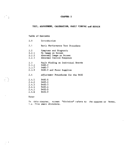 LeCroy LeCroy 9400A Chapter 2 Test Adjustments Calibration  LeCroy LeCroy_9400A_Chapter_2_Test_Adjustments_Calibration.pdf