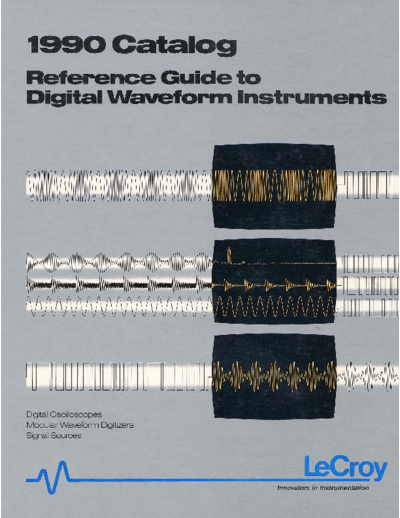 LeCroy Catalogue Lecroy 1990 Digital Waveform  LeCroy Catalogue Lecroy 1990 Digital Waveform.pdf