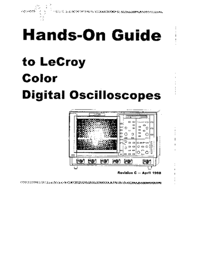 LeCroy LC Series Hands-On Guide  LeCroy LECROY LC Series Hands-On Guide.pdf