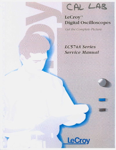 LeCroy LeCroy LC574A Service Manual  LeCroy LeCroy_LC574A_Service_Manual.pdf