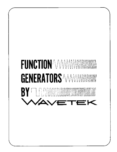 Wavetek FunctionGenBroch 60s  Wavetek FunctionGenBroch_60s.pdf