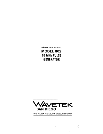 Wavetek 802  Wavetek 802.pdf