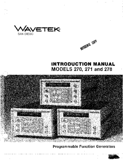 Wavetek WAV 270 271 287 Introduction Manual  Wavetek WAV 270 271 287 Introduction Manual.pdf