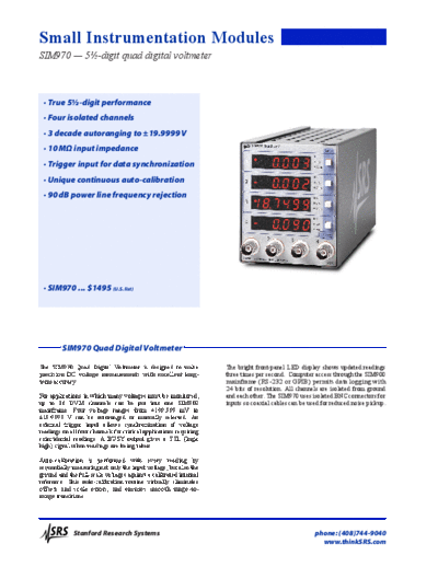 Stanford Research Systems www.thinksrs.com-SIM970c  Stanford Research Systems www.thinksrs.com-SIM970c.pdf