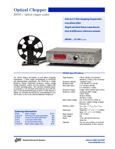 Stanford Research Systems www.thinksrs.com-SR540c  Stanford Research Systems www.thinksrs.com-SR540c.pdf