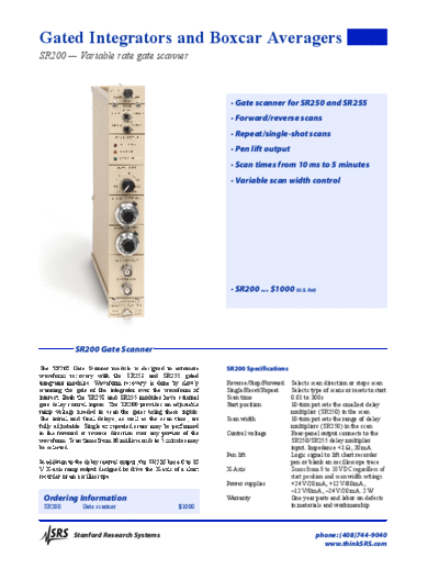 Stanford Research Systems www.thinksrs.com-SR200c  Stanford Research Systems www.thinksrs.com-SR200c.pdf