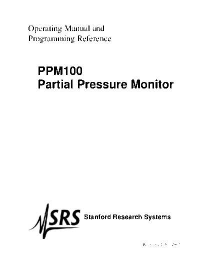 Stanford Research Systems www.thinksrs.com-PPM100m  Stanford Research Systems www.thinksrs.com-PPM100m.pdf