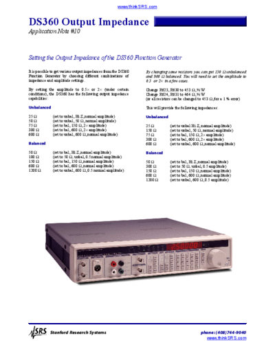 Stanford Research Systems www.thinksrs.com-DS360impedance  Stanford Research Systems www.thinksrs.com-DS360impedance.pdf
