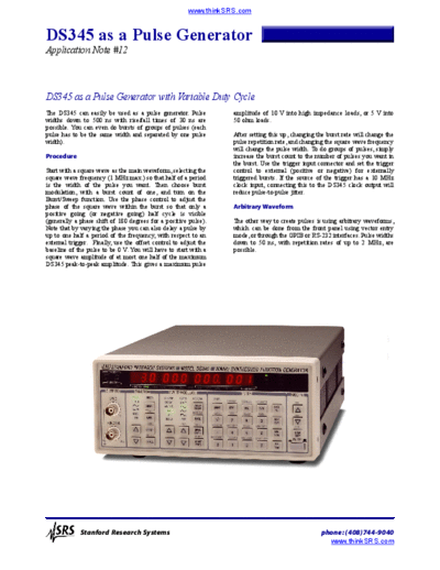 Stanford Research Systems www.thinksrs.com-DS345 duty cycle  Stanford Research Systems www.thinksrs.com-DS345_duty_cycle.pdf