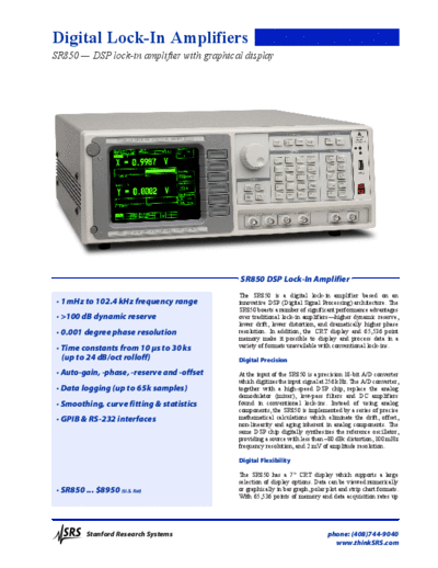 Stanford Research Systems www.thinksrs.com-SR850c  Stanford Research Systems www.thinksrs.com-SR850c.pdf