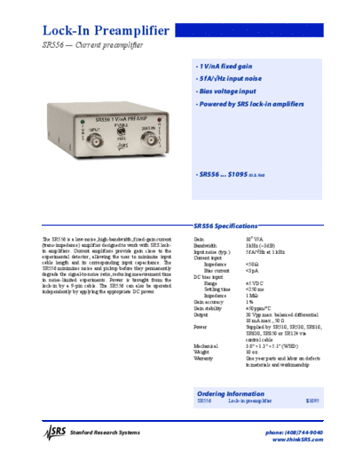 Stanford Research Systems www.thinksrs.com-SR556c  Stanford Research Systems www.thinksrs.com-SR556c.pdf