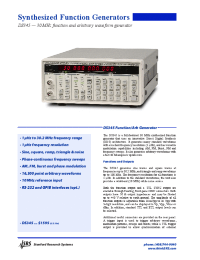 Stanford Research Systems www.thinksrs.com-DS345c  Stanford Research Systems www.thinksrs.com-DS345c.pdf