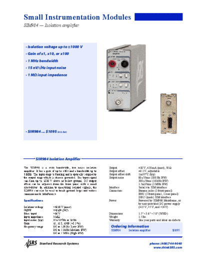 Stanford Research Systems www.thinksrs.com-SIM984c  Stanford Research Systems www.thinksrs.com-SIM984c.pdf