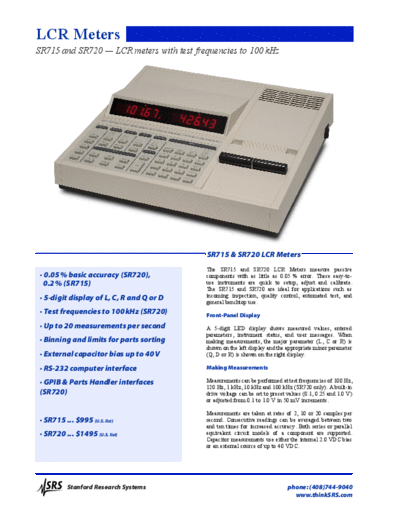 Stanford Research Systems www.thinksrs.com-SR715720c  Stanford Research Systems www.thinksrs.com-SR715720c.pdf
