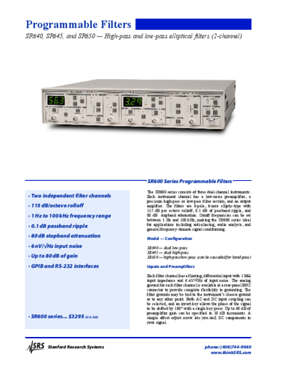 Stanford Research Systems www.thinksrs.com-SR600c  Stanford Research Systems www.thinksrs.com-SR600c.pdf