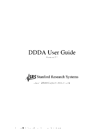 Stanford Research Systems www.thinksrs.com-DDDAm  Stanford Research Systems www.thinksrs.com-DDDAm.pdf